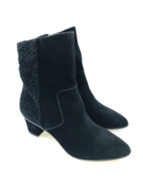 Lori Goldstein Collection Coralie Ankle Boots- Black Suede, US 7.5M - £55.68 GBP