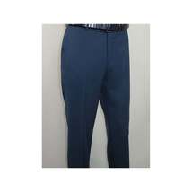 Men Suit BERLUSCONI Turkey 100% Soft Italian Wool Super 180's 2pc #Ber31 Blue image 10