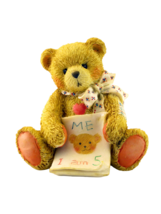 CHERISHED TEDDIES &quot;COLOR ME FIVE&quot; AGE 5 BEAR FIGURINE 1992 (911291) - $14.99