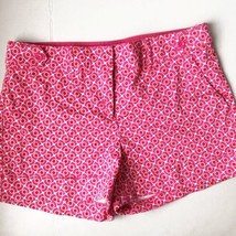 New York &amp; Company Pink Red and White Shorts Sz 10 - £10.08 GBP