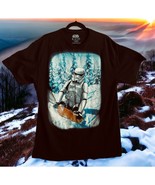 FUNNY Star Wars Christmas T-Shirt Stormtrooper Sledding Through The Snow... - $479.50 MXN