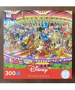 Disney 300 Pc Ceaco Jigsaw Puzzle Mickey and Friends on a Carousel NIB - $36.39 CAD