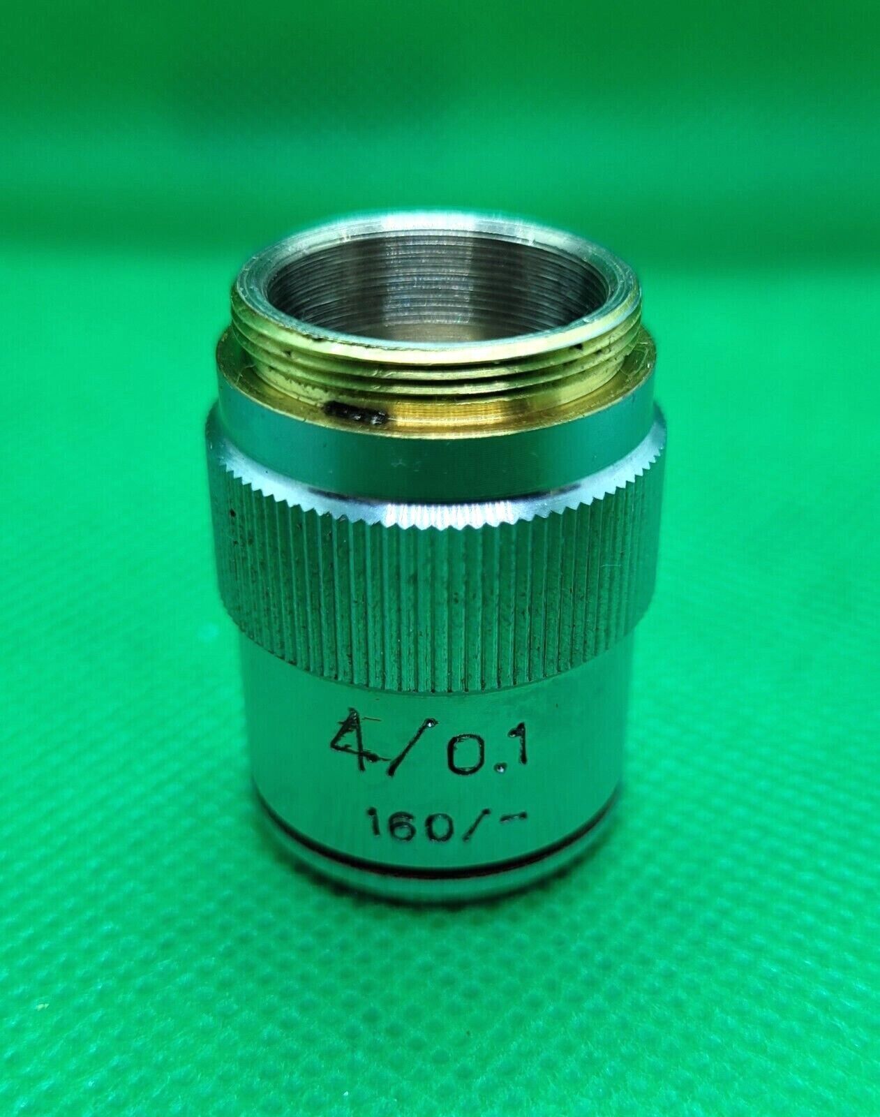 Microscope Objective 4/0.1 - 160/-  - $19.99