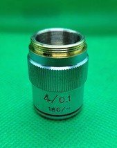  Microscope Objective 4/0.1 - 160/-  - £15.62 GBP