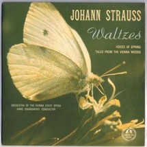 Johann Strauss Waltzes Vienna State Opera Orchestra Vienna Wood British ... - $6.17