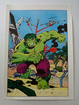 1978 Incredible Hulk poster! 15.25x11&quot; Marvel Comics pin-up 1:1970&#39;s Mar... - $40.47
