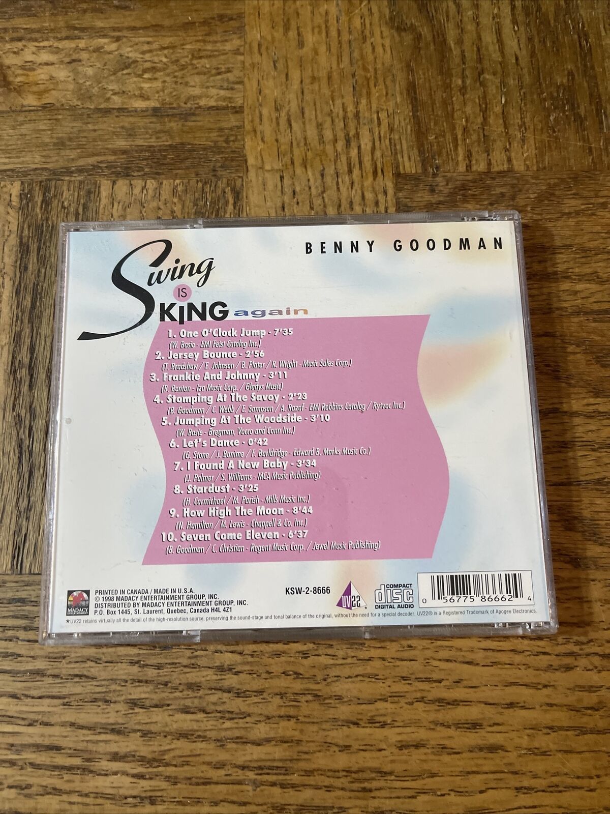Swing Is King Again Benny Goodman CD Item image 3