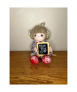 Precious Moments Soft Doll I Luv You Applause 1987 Strawberry Dress - $14.25