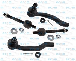 4 Pcs Steering Ends Kit Tie Rods Inner Outer For Honda CRX DX HF Coupe 1.5L New - £41.55 GBP