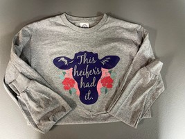 This Heifer&#39;s Had It with Cow Long Sleeve T-Shirt, NEW - £9.40 GBP