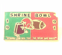 Lapel Pin KS 1991 East-West Shrine Bowl Shriners, Masons, High School Football - £3.77 GBP