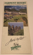 Vintage Farmont Resort Tourist Map Brochure Australia BRO11 - $12.86