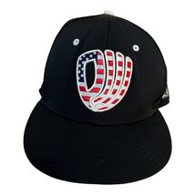 The Game Pro L-Flex Black Baseball Cap – USA Flag Logo “D” – Size L - $19.80