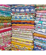 indian Fabric Scraps Pack for Crumb / Scrappy Quilting 100% Cotton Reame... - £14.72 GBP+