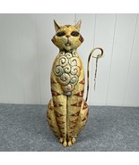 Jim Shore 2004 Heartwood Creek BIG CAT 19&quot; Orange Eyes #4002237 - $164.65 CAD