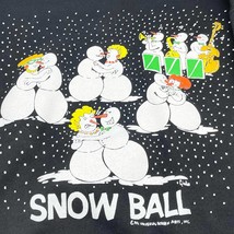 Vintage Jerzees Snow Ball Sweatshirt Snowman Crewneck Graphic Print Unis... - £21.54 GBP
