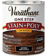 Rust-Oleum Varathane 225250H One-Step Wood Stain &amp; Polyurethane, Quart, ... - $1,448.32 MXN