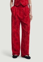 Desigual Women Trousers - L Red Designer Fashion Skinny 2025 Collection New - $164.90 CAD