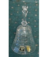 Golden Crown Bayel Lead Crystal Bell, E &amp; R France, VGC BEAUTIFUL - $27.06 CAD