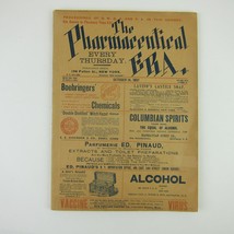 The Pharmaceutical Era Magazine Drug Medical Advertising October 1897 Antique - £62.92 GBP