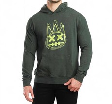 Cult Of Individuality men&#39;s french terry logo pullover hoodie in Artichoke - - £55.25 GBP