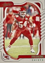 Nick Bolton  2022 Panini Absolute Football #39 Kansas City Chiefs NFL Card - $1.88