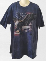 MENS Vtg Pride Eagle American Flag Declaration Of The United States T Shirt  XL - £12.42 GBP