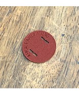Rund Isolierung Disc - Pappen Stecker Abdeckung, Rot, Bakelit Vintage Er... - £0.90 GBP