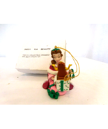 Disney Grolier Christmas Magic Ornament Beauty and the Beast With Box 02... - $14.85