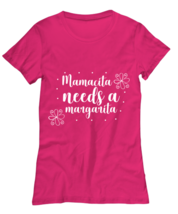 Mamacita needs a margarita, heliconia Women&#39;s Tee. Model 60045  - £21.70 GBP