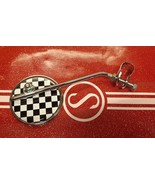 1 Round CHECKERBOARD Racing MIRROR fits Schwinn Stingray Muscle Bike - $923.47 MXN