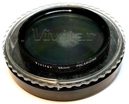 Vivitar 55mm Filter Polarizing Polar PL linear low profile for wide angle Japan - £27.48 GBP