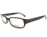 bebe Eyeglasses Frames BB5063 HUGS 210 TOPAZ Brown Floral 52-16-135 - £51.21 GBP
