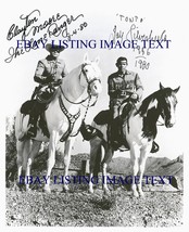 The Lone Ranger Clayton Moore And Jay Silverheels Signed Autograph 8x10 Rp Photo - £13.54 GBP