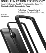Motorola Moto Z4/Z4 Play Case Drop Protection Bumper Compatible Moto Mods Black - £34.84 GBP