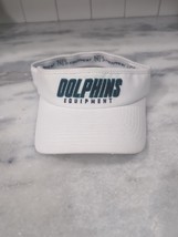Miami Dolphins White Visor Hat, NFL Flex Fit Adult Cap, One Size Fan Gear - £11.73 GBP