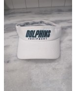 Miami Dolphins White Visor Hat, NFL Flex Fit Adult Cap, One Size Fan Gear - £11.65 GBP