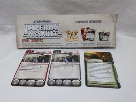 (3) Star Wars Imperial Assault Rebel Troopers Ally Pack Cards + Sheet - $6.92