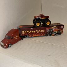 MONSTER JAM HEAVYDUTY HAULER "EL TORO LOCO’’ D3 - $74.20