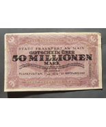  German 50M Mark 1923 Gutschein Uber Uncirculated Banknote - £3.91 GBP