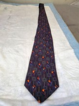 Vintage Ermenegildo Zegna 100% Silk Men&#39;s Tie Dry Clean Only - £7.82 GBP
