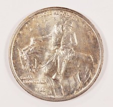 1925 50C Stone Mountain Commemorative Half Dollar Choice BU - £79.02 GBP