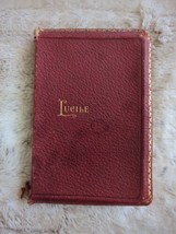 Lucile Owen Meredith Late 1890s Thomas Y. Crowell Red Pub  Leatherette Vtg SC - £18.97 GBP