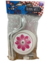 Raskullz Girl Pink/White Adjustable Bicycle Training Wheels Fits 12-20 I... - $19.32