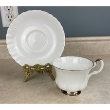 Royal Albert Fine Bone China Chantilly Teacup And Saucer Set - £15.77 GBP