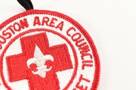 Vintage First Aid Meet Sam Houston SHAC Button Boy Scouts America BSA Ca... - $11.69
