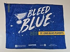 St Louis Blues 2019 Playoffs Rally Towel Bleed Blue NHL Hockey Memorabilia - $15.24 CAD