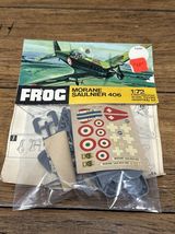 Vintage FROG Model MORANE SAULNIER 406 Airplane Kit 1/72 New Old Stock JD - $21.78