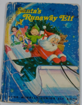 santa&#39;s runaway elf  by Jean lewis a junior elf book 1977 hardcover vintage - $4.95