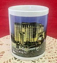 Las Vegas Aladdin Hotel Casino historical collectible souvenir mug - £7.73 GBP